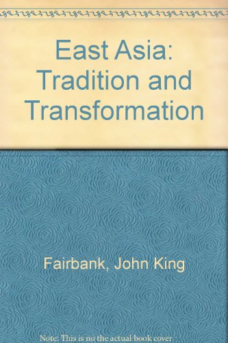 Book East Asia; tradition and transformation free