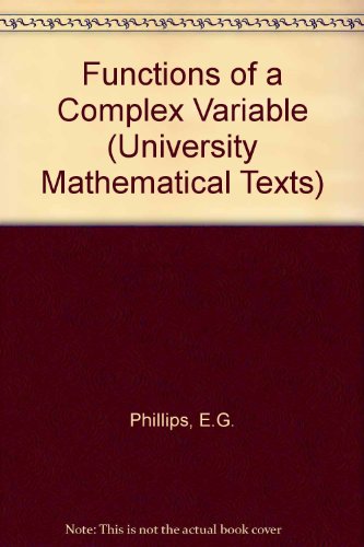 Book Functions of a complex variable free