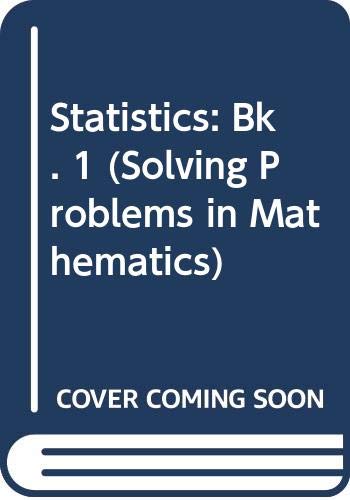 Book Solving problems in statistics (Solving problems in mathematics) free