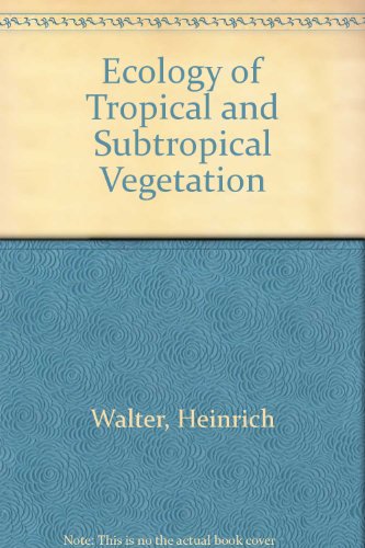 Book Ecology of tropical and subtropical vegetation; free