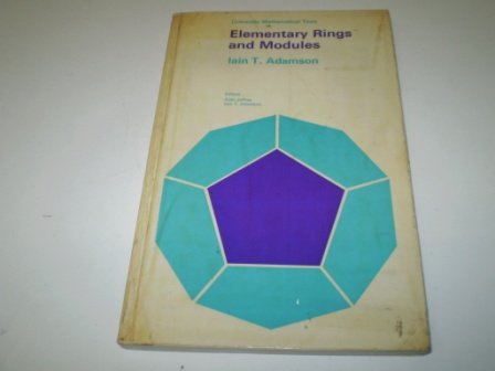 Book Elementary Rings And Modules free
