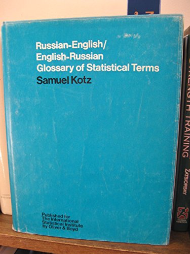 Book Russian-English, English-Russian glossary of statistical terms; free