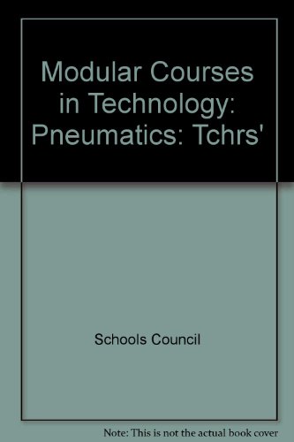 Book Pneumatics: Teacher's Guide (Modular Courses in Technology) free