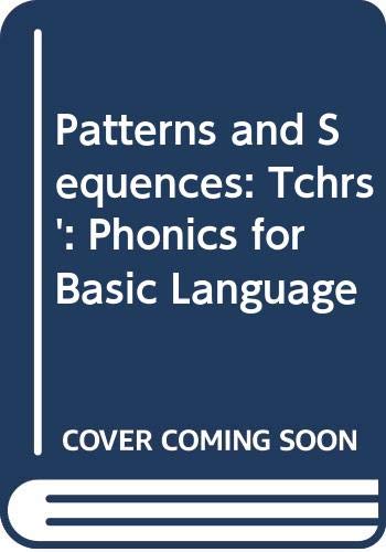 Book Patterns and Sequences: Tchrs': Phonics for Basic Language free