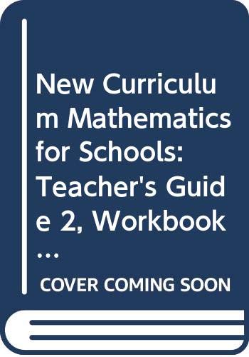 Book New Mathematics For Schools: Ks 1 Teacher's Guide 2 (new Curriculum Mathematics For Schools) free