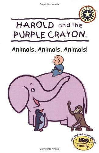 Book Harold and the Purple Crayon: Animals, Animals, Animals! (Festival Readers) free