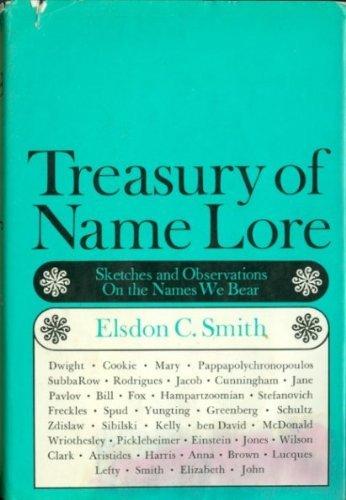 Book Treasury Of Name Lore free