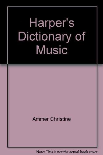 Book Harper's dictionary of music free