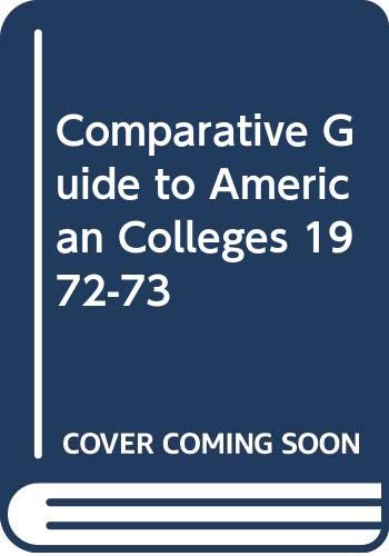 Book Comparative Guide to American Colleges 1972-73 free