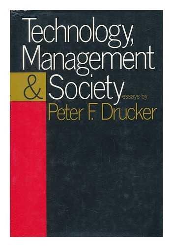 Book Technology, Management And Society; Essays, free