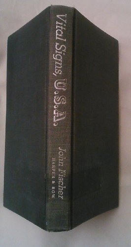 Book Vital Signs, U.s.a (a Cass Canfield Book) free