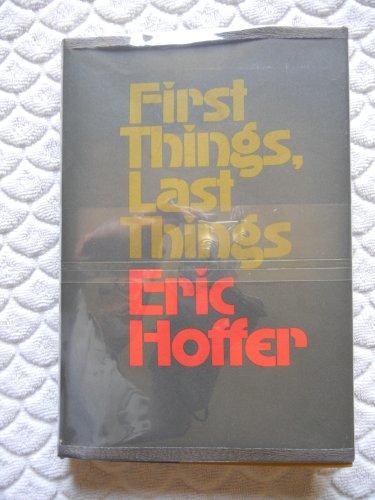 Book First things, last things (A Cass Canfield book) free