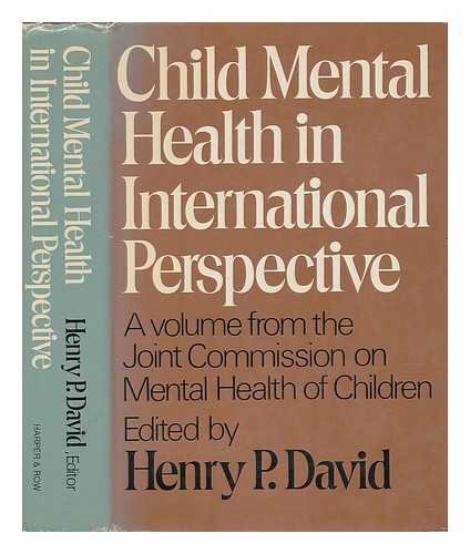 Book The Mental health of children: services, research, and manpower; free