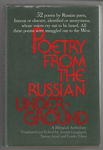 Book Poetry from the Russian underground;: A bilingual anthology free