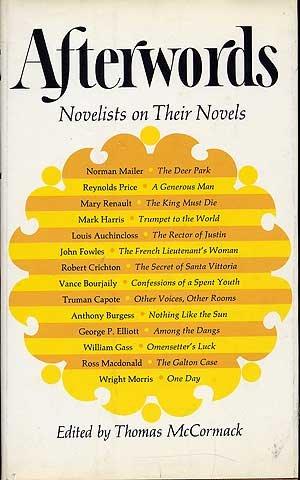 Book Afterwords: Novelists On Their Novels. free