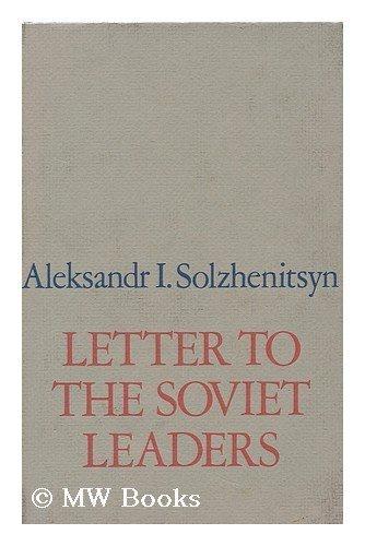 Book Letter to the Soviet leaders free