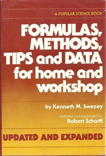 Book Formulas, Methods, Tips, and Data for Home and Workshop free