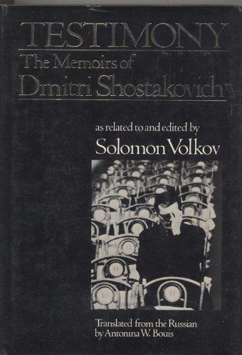 Book Testimony: The Memoirs of Dmitri Shostakovich free