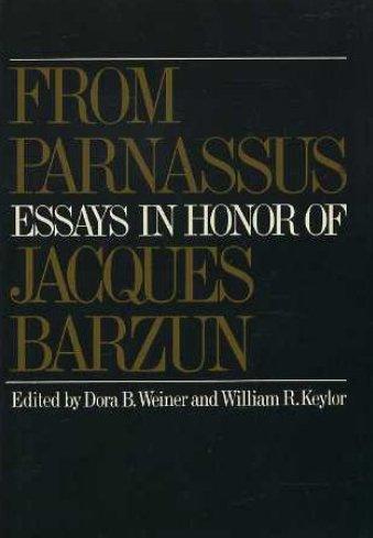 Book From Parnassus: Essays in Honour of Jacques Barzun (A Cass Canfield Book) free