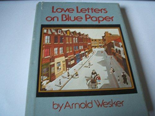 Book Love letters on blue paper free
