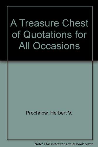 Book A Treasure Chest of Quotations for All Occasions free