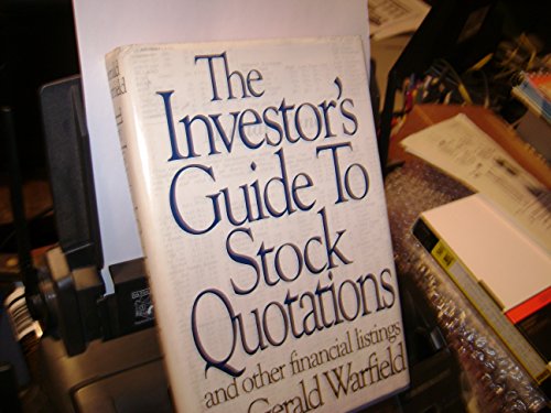 Book The Investor's Guide to Stock Quotations and Other Financial Listings free