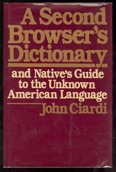 Book A Second Browser's Dictionary and Native's Guide to the Unknown American Language free
