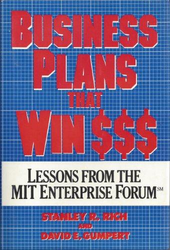 Book Business Plans That Win $$$, Lessons From the MIT Enterprise Forum free