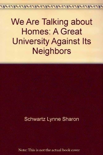 Book We are talking about homes: A great university against its neighbors free