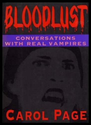 Book Blood Lust: Conversations With Real Vampires free