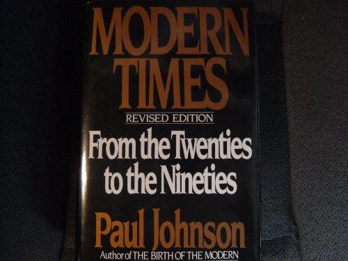 Book Modern Times: The World from the Twenties to the Nineties free