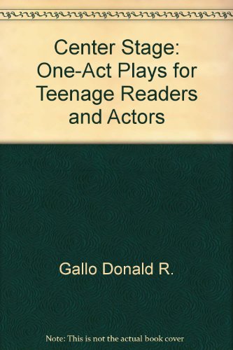 Book Center stage: One-act plays for teenage readers and actors free