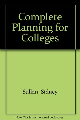 Book Complete Planning For College. free