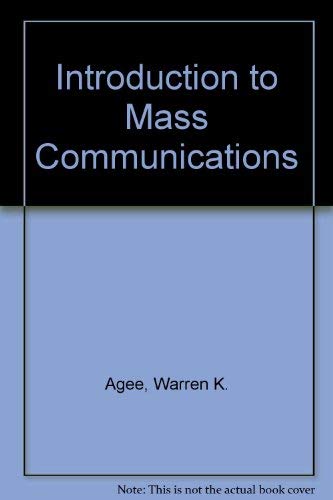 Book Introduction to mass communications free