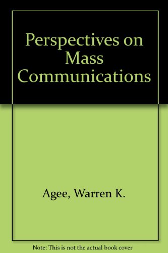 Book Perspectives On Mass Communications free