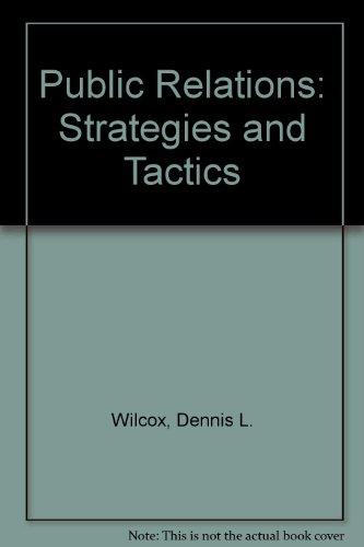 Book Public relations: Strategies and tactics free