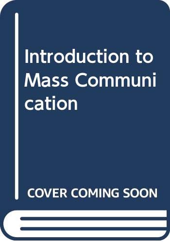 Book Introduction To Mass Communication free