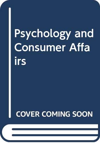 Book Psychology And Consumer Affairs free