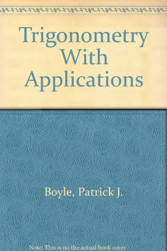 Book Trigonometry With Applications free