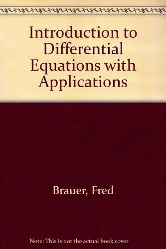 Book Introduction to Differential Equations With Applications free