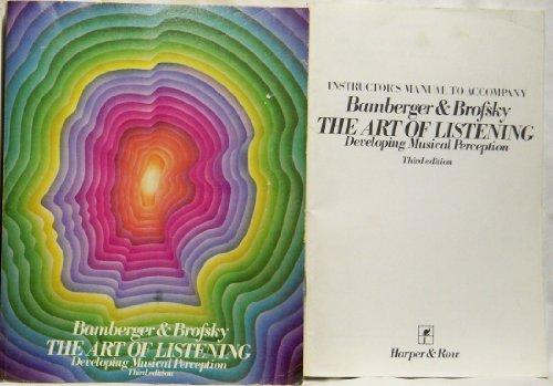 Book The Art Of Listening: Developing Musical Perception free