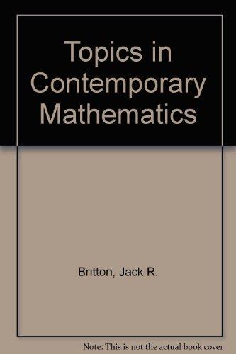 Book Topics In Contemporary Mathematics free