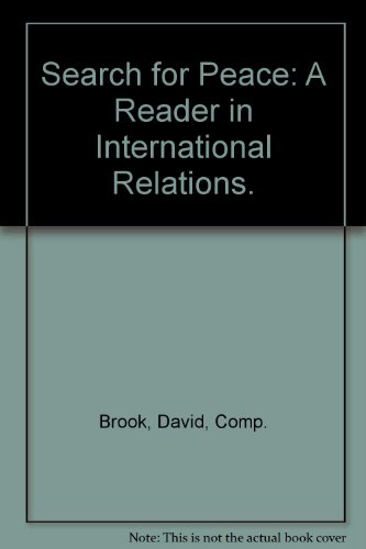 Book Search For Peace: A Reader In International Relations. free
