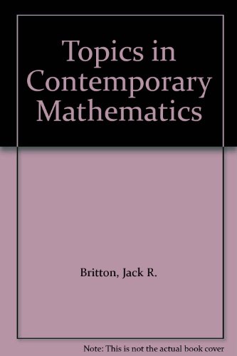 Book Topics in contemporary mathematics free