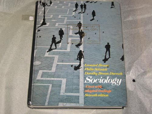 Book Sociology: A Text With Adapted Readings. free