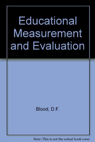 Book Educational Measurement and Evaluation free