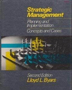 Book Strategic Management: Planning and Implementation free