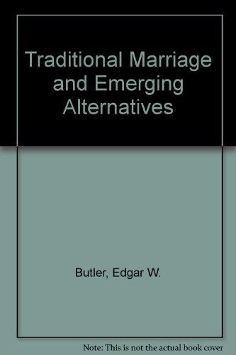 Book Traditional marriage and emerging alternatives free