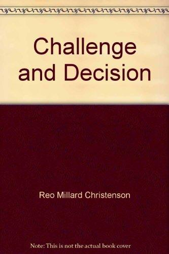 Book Challenge and decision: Political issues of our time free
