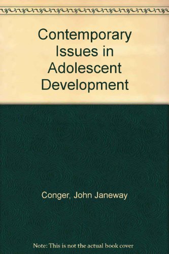 Book Contemporary issues in adolescent development free